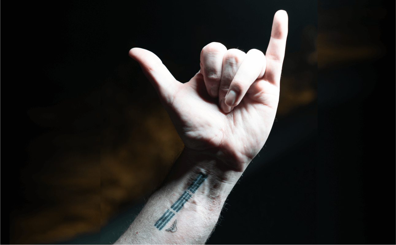 Dark urban restaurant